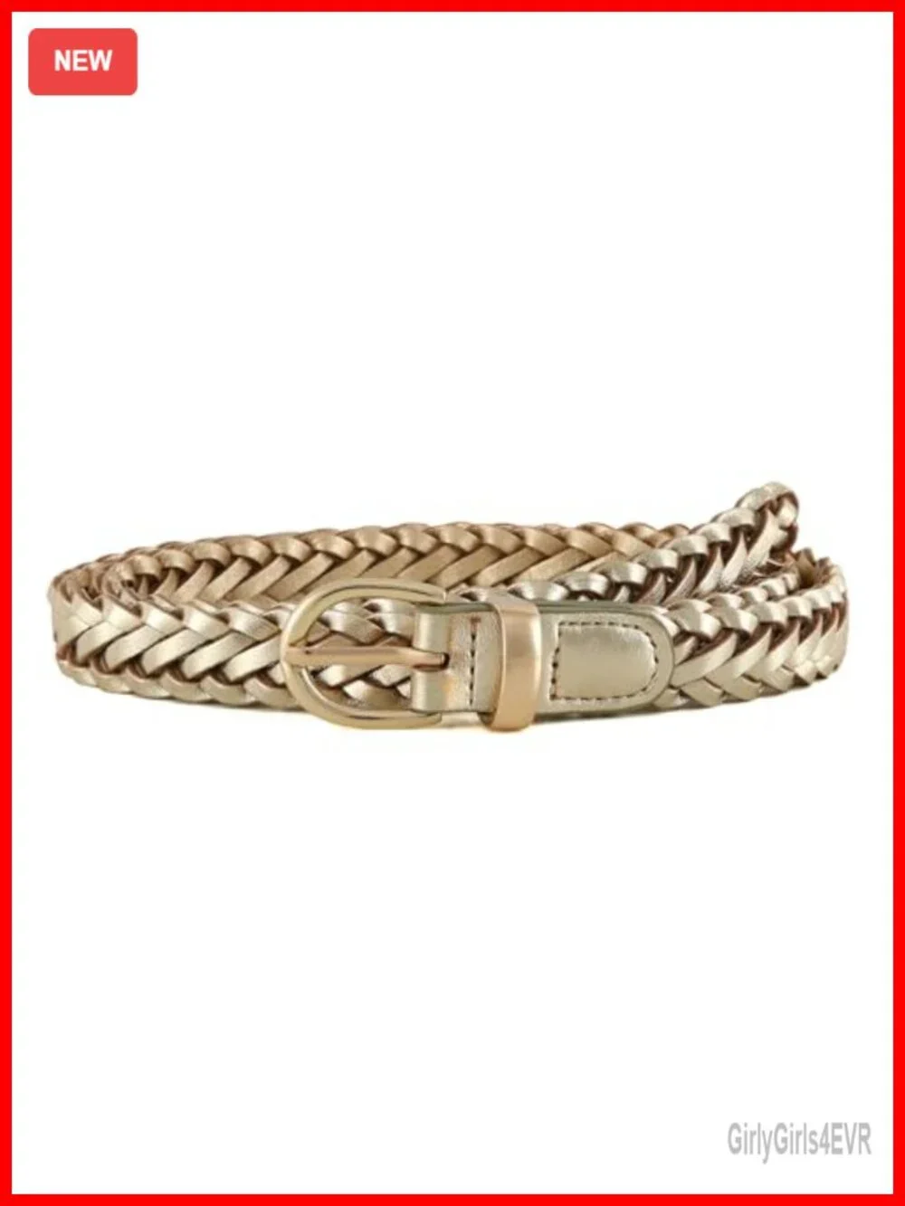 Faux Leather Thin Braided Skinny Belt Adjustable Woven Waist Cinch